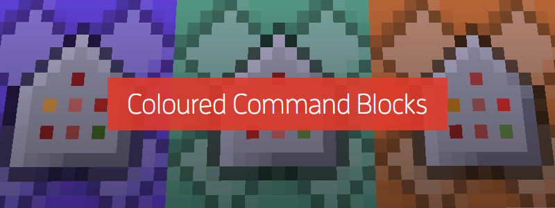 Coloured command blocks